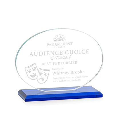 Austin Award (Horiz) - Blue