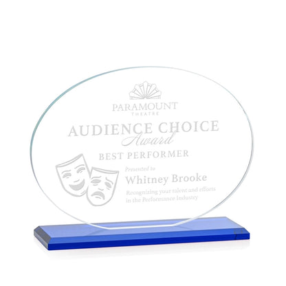 Austin Award (Horiz) - Blue