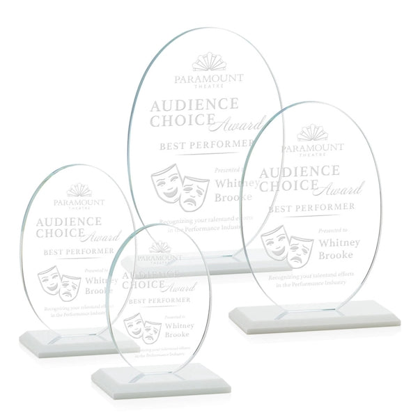 Austin Award (Vert) - White