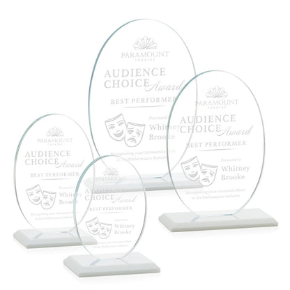 Austin Award (Vert) - White
