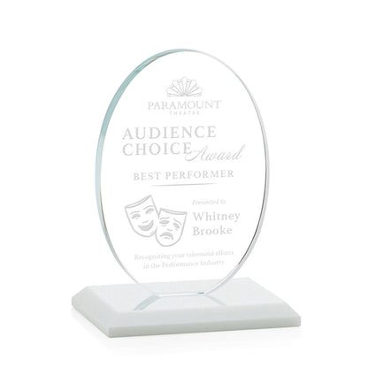 Austin Award (Vert) - White