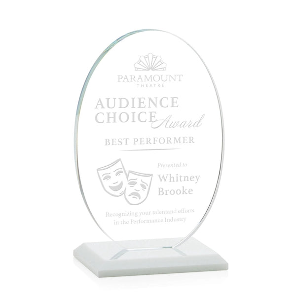 Austin Award (Vert) - White