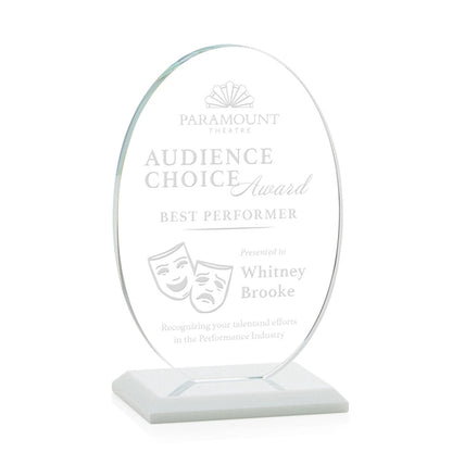 Austin Award (Vert) - White