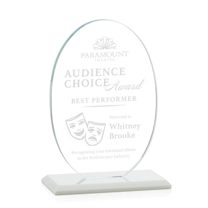 Austin Award (Vert) - White