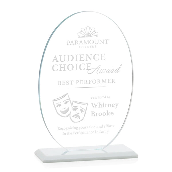 Austin Award (Vert) - White