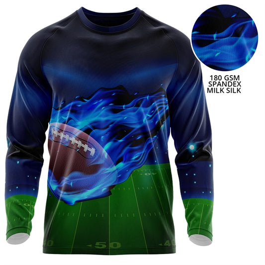 Youth 180GSM Spandex MilkSilk Sublimation Long Sleeve TShirt