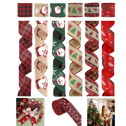 2 1/2" Christmas Packing Ribbon