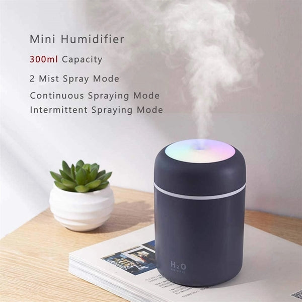 300Ml Portable Desktop Car Humidifier