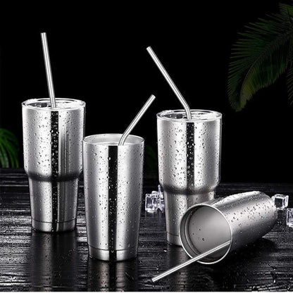 Stainless Steel Drinking Straw Set