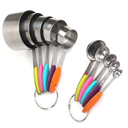 Measuring Cups And Spoons Set Stainless Steel