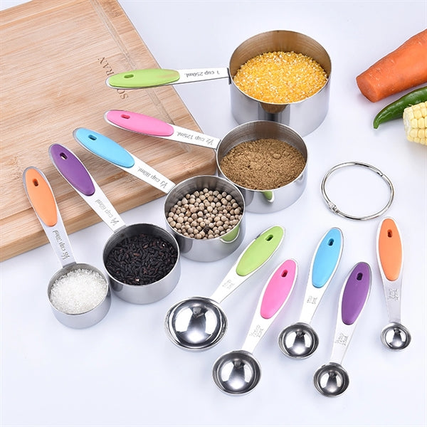 Measuring Cups And Spoons Set Stainless Steel