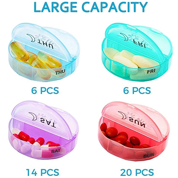 Pill Organizer 2 Times A Day