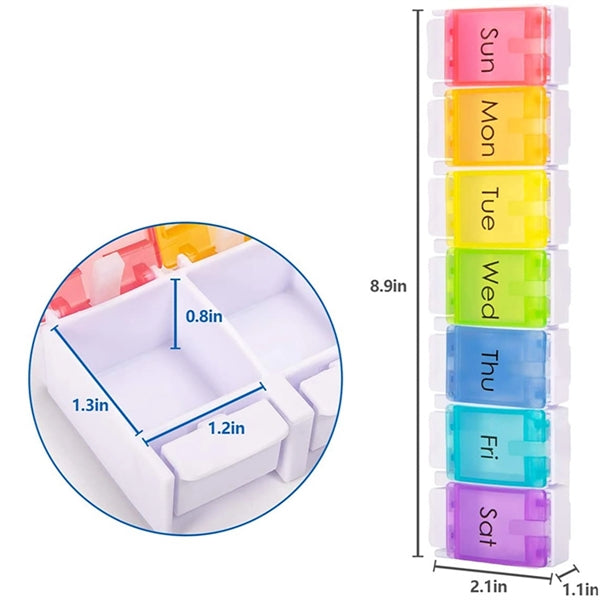 Am Pm Weekly 7 Day Pill Organizer