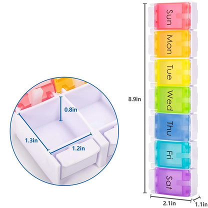 Am Pm Weekly 7 Day Pill Organizer