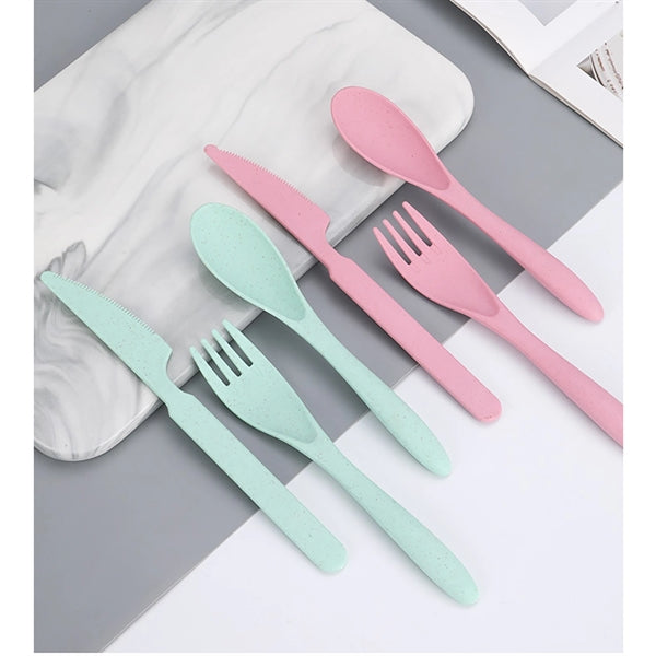 Portable Wheat Straw Cutlery