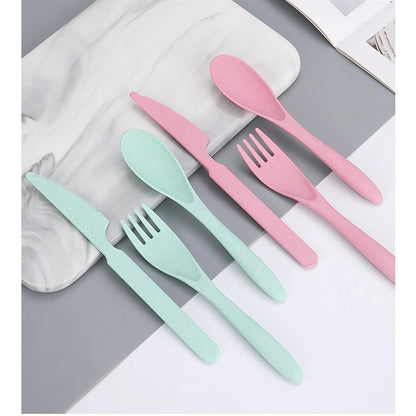 Portable Wheat Straw Cutlery