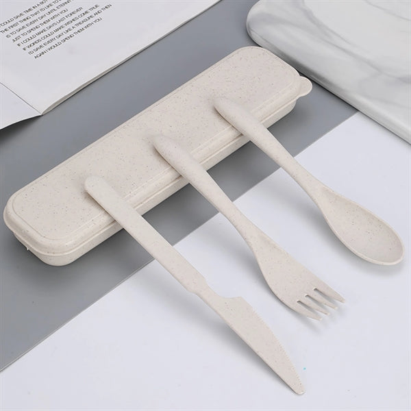 Portable Wheat Straw Cutlery