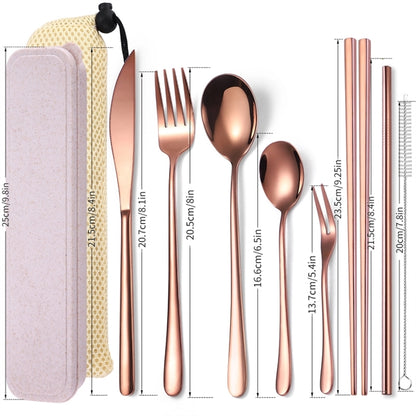 Travel Cutlery Flatware Set