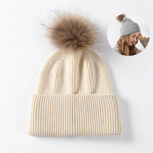 Winter Knitted Beanie Hat