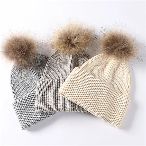 Winter Knitted Beanie Hat