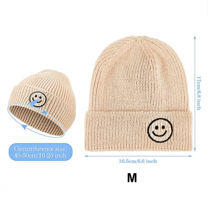 Winter  Toddler Kids Hat Big Smile Knitted Beanie