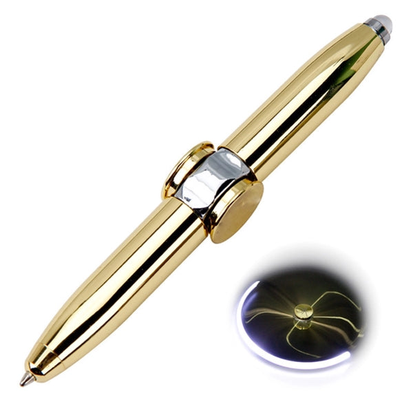 Multifunction Fingertip Gyro Pen With Led Light