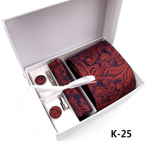 6 Pieces Classic Men'S Necktie Gift Set