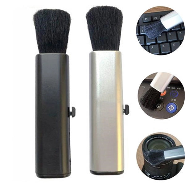 Multifunctional Retractable Wool Keyboard Brush