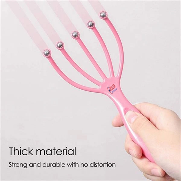 Handy Scalp Massager With Small Steel Beads