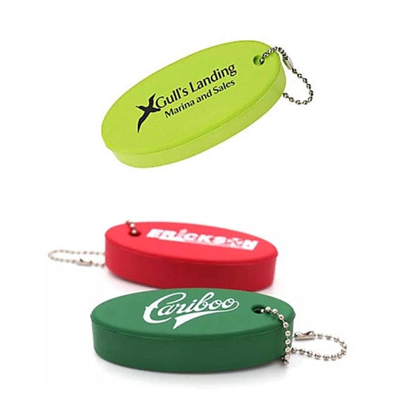 Oval Soft Floater Keychain