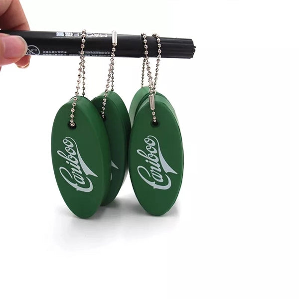 Oval Soft Floater Keychain