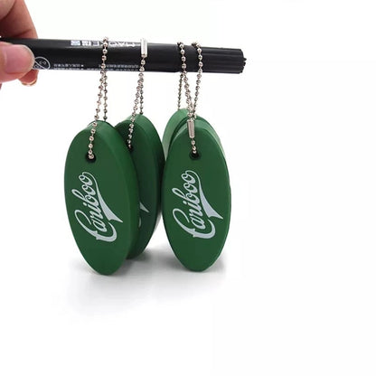 Oval Soft Floater Keychain