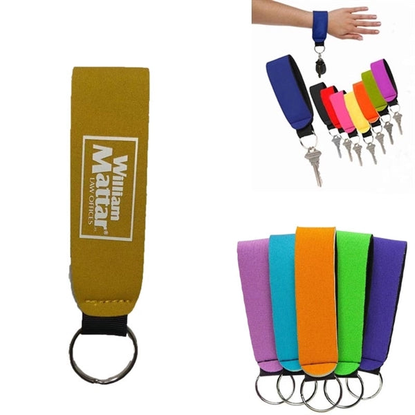 Neoprene Wrist Strap Keychain