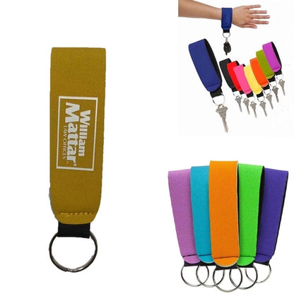 Neoprene Wrist Strap Keychain