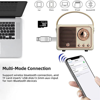 Vintage Retro Bluetooth Speaker
