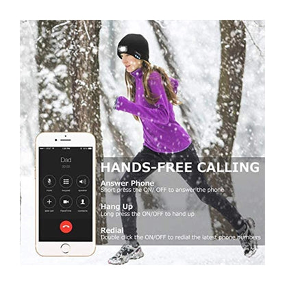 Bluetooth Beanie Hat With Light