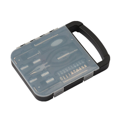 22-Piece Portable Tool Set With Transparent Lid