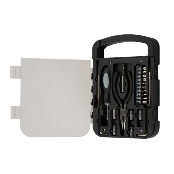 22-Piece Portable Tool Set With Transparent Lid