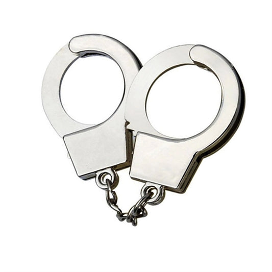 Mini Handcuffs Metal Keychain Keyring