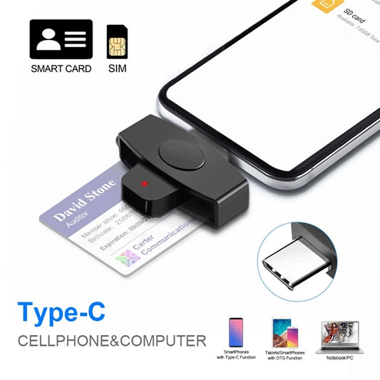 Type-C CAC Smart Card Reader