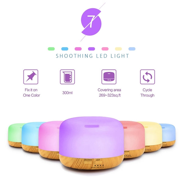 300Ml Essential Oil Diffuser Humidifier