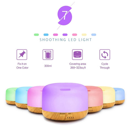 300Ml Essential Oil Diffuser Humidifier