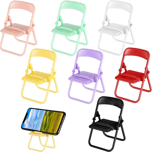 Mini Folding Chair Cell Phone Stand Holder