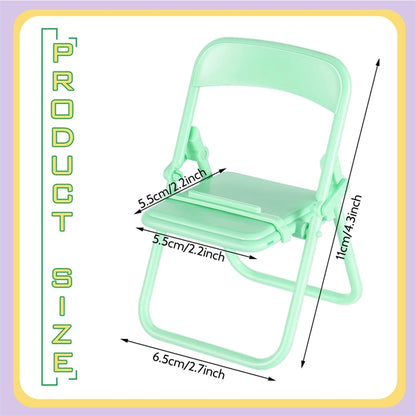 Mini Folding Chair Cell Phone Stand Holder