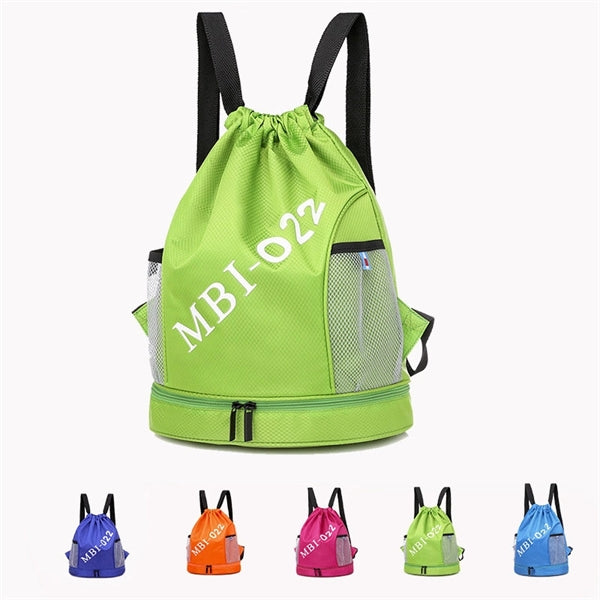Drawstring Backpack Sports Gym String Bag Sackpack