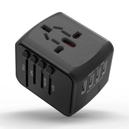International Plug Adapter 4 Usb Ports Wall Charger
