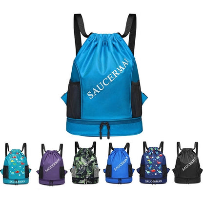 Drawstring Backpack Sports Gym String Bag Sackpack