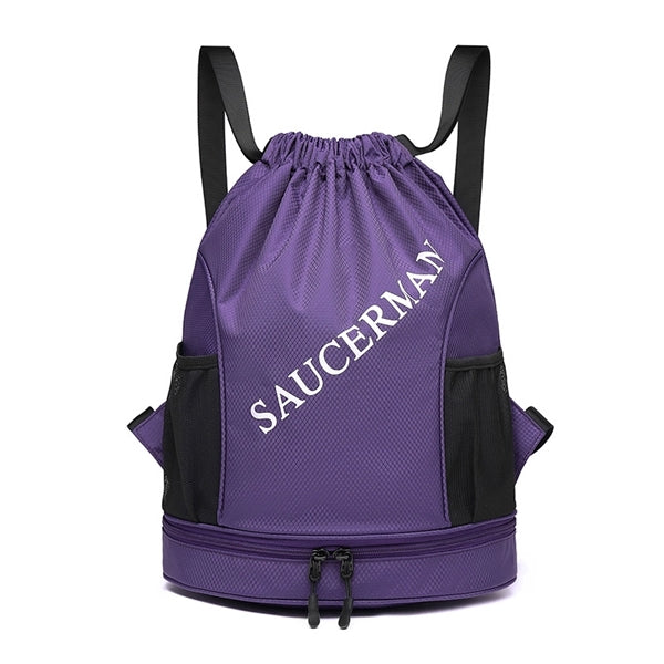 Drawstring Backpack Sports Gym String Bag Sackpack