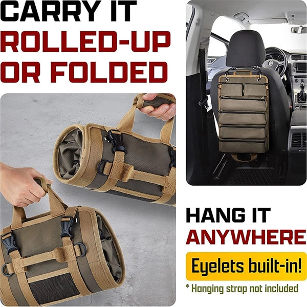 Portable Hardware Bag Roll Tool Up Organizer