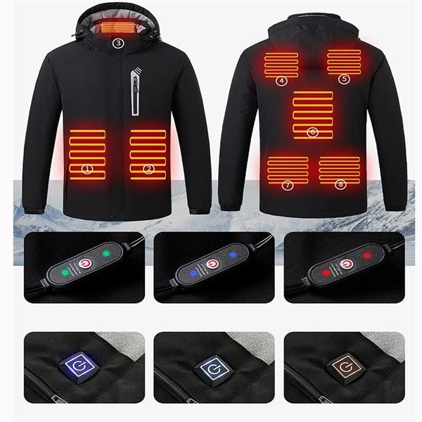 Electric Usb Heating Vest Washable Men Winter Jacket